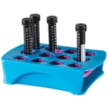 Portaprovette in pp universale a 12 posti colore blu/viola - 4-0004